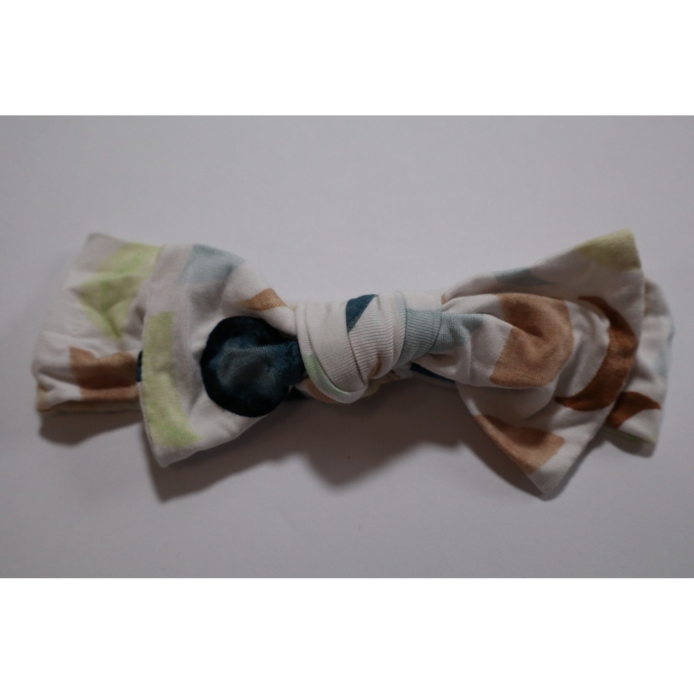 Little Sleepies Luna Netural Bamboo Bow Headband NB-3T